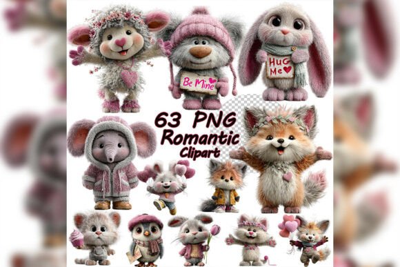 Add Whimsy to Your Designs with Valentine Teddy Bear Clipart