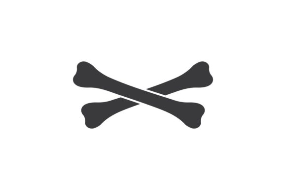 Crossed Bones Vector Illustration Template: Bold Graphics for Edgy Projects