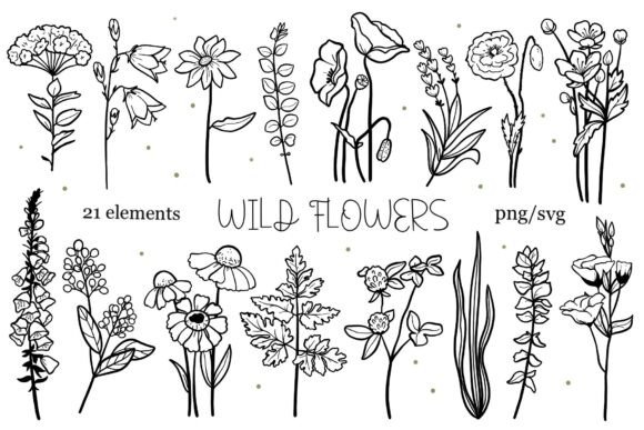 Integrating the Wildflower SVG PNG Bundle into Modern Design