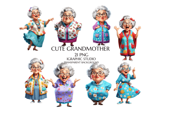 Whimsical Charm: Using Funny Old Lady Clipart in Modern Design